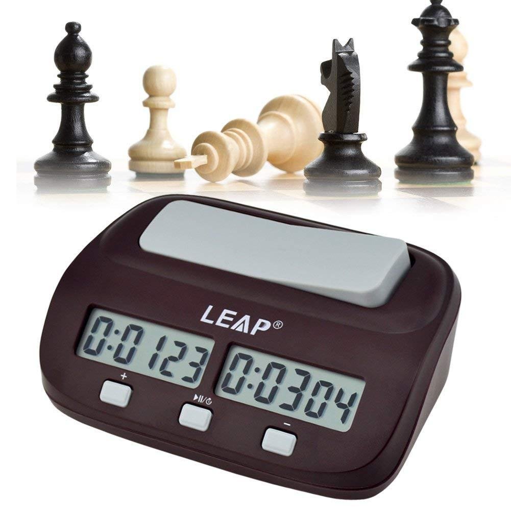 Часы шахматные электронные leappq 9907 s, размером 15.5 х 6 х 4 см, 20 штук