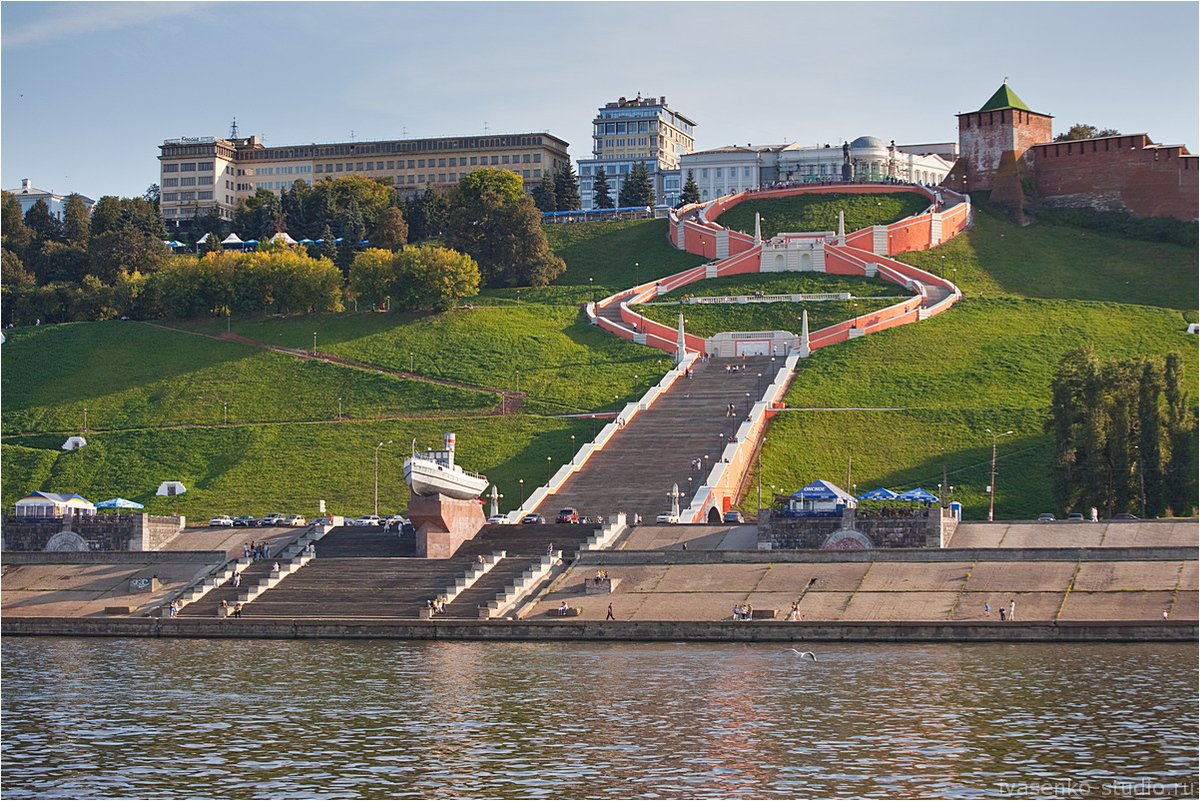 Нижний Новгород Кремль Чкаловская лестница
