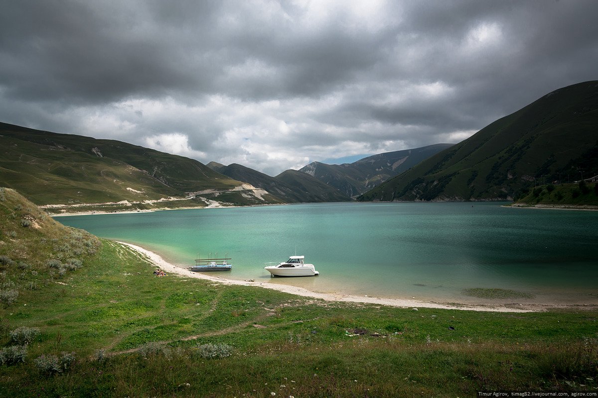 Озеро в Чечне Кезеной