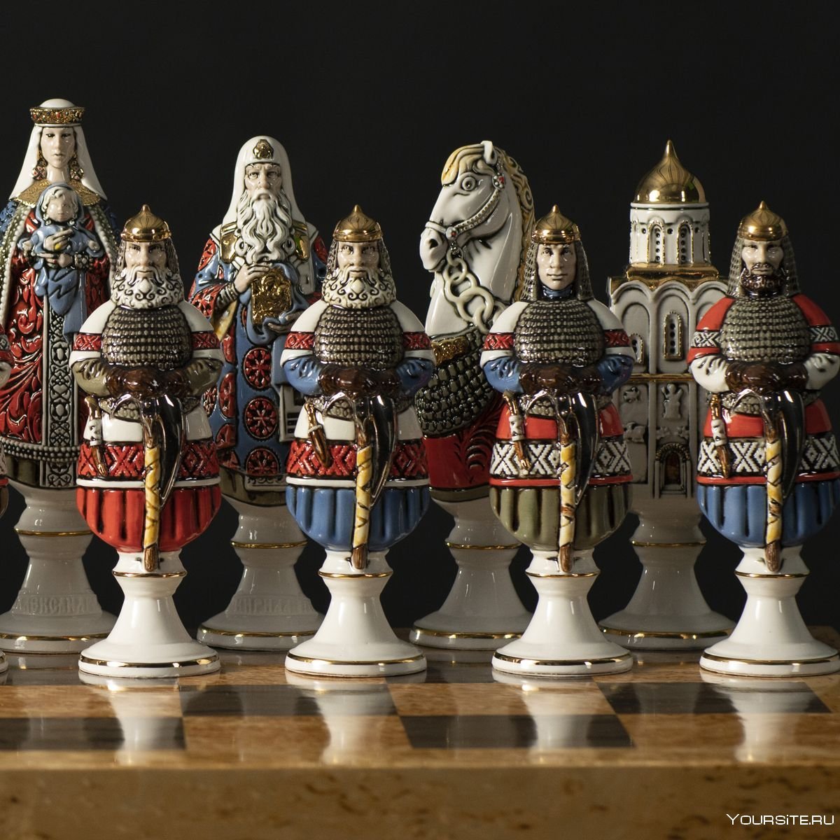 Шахматы Старорусский фигуры