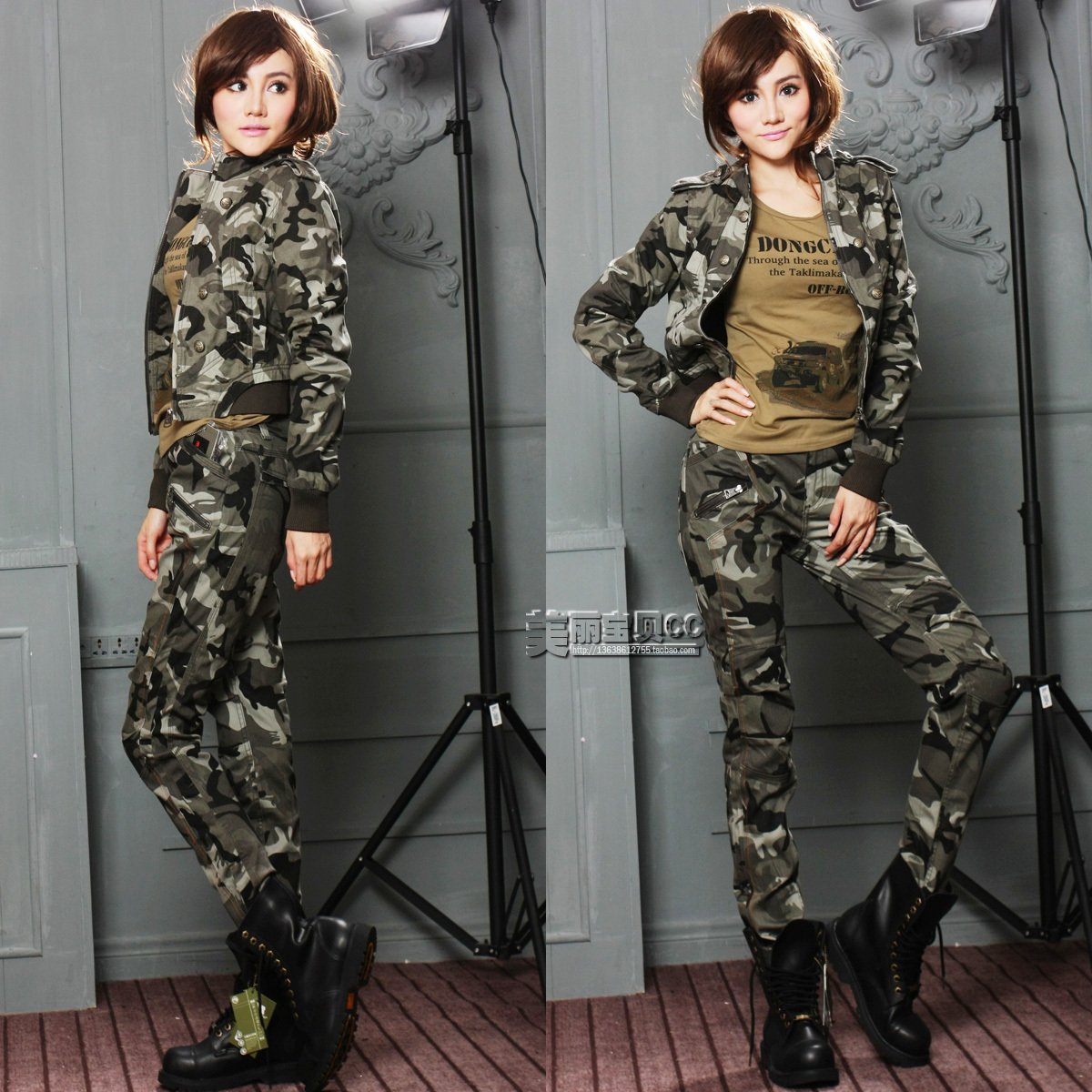 Женская одежда в военном стиле