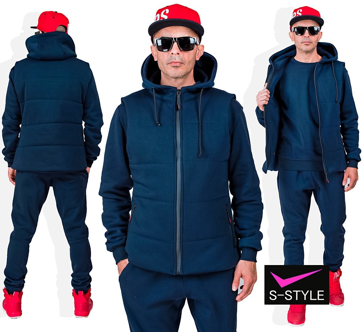 Зимний спортивный костюм тройка мужской