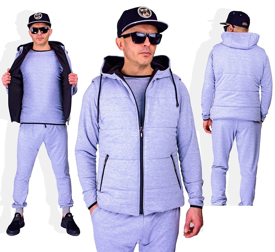 Теплый спортивный костюм мужской