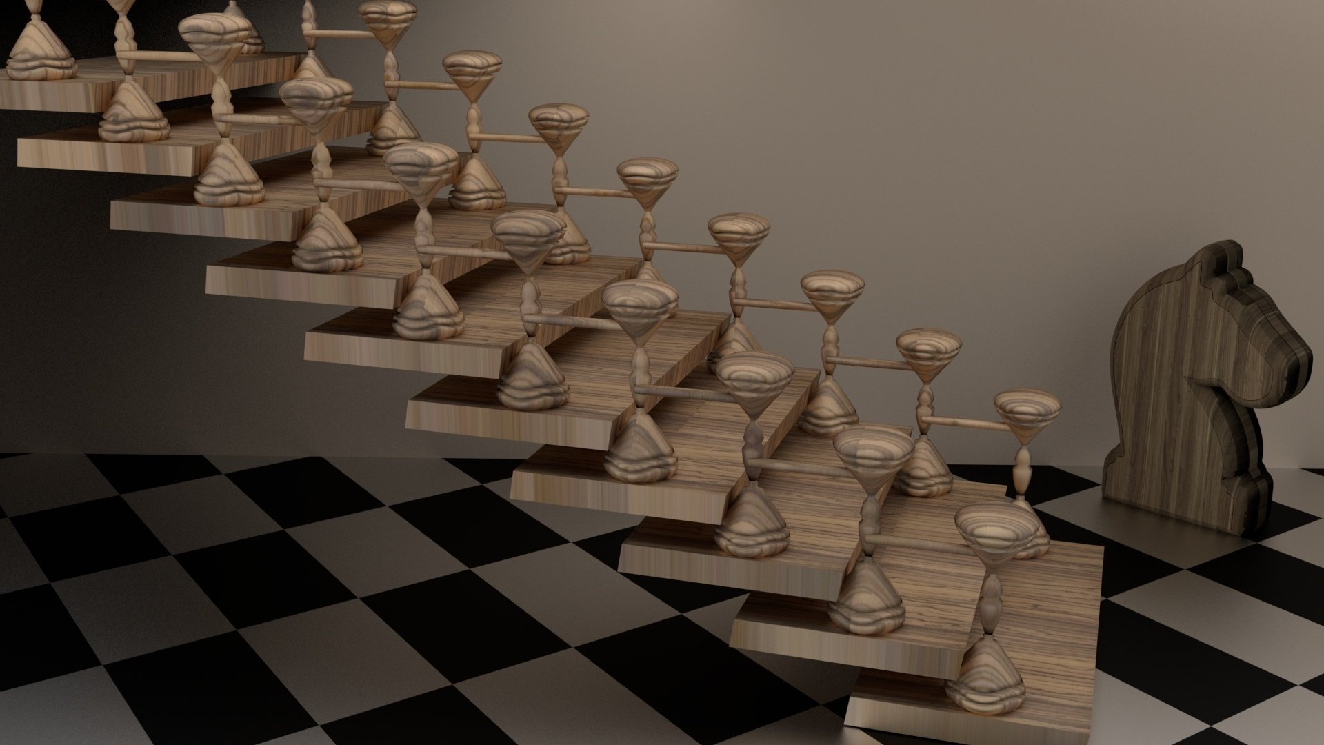 Шахматная доска диагонали. Шахматы напольные (арт. 5831). Лестница шахматная доска. Шахматная доска "объемная". Трехмерная шахматная доска.
