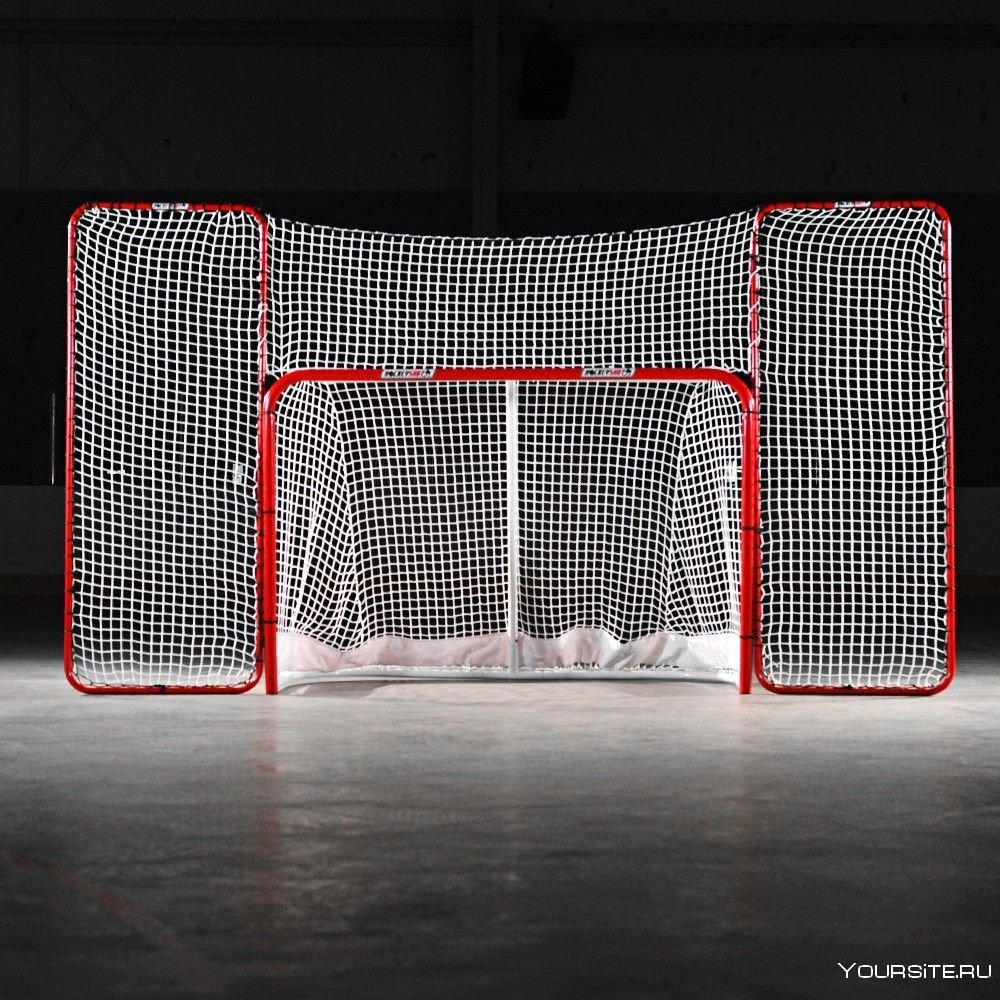 Хоккейные ворота с защитной сеткой