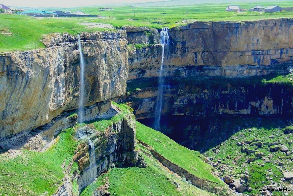 Хунзах Дагестан водопад