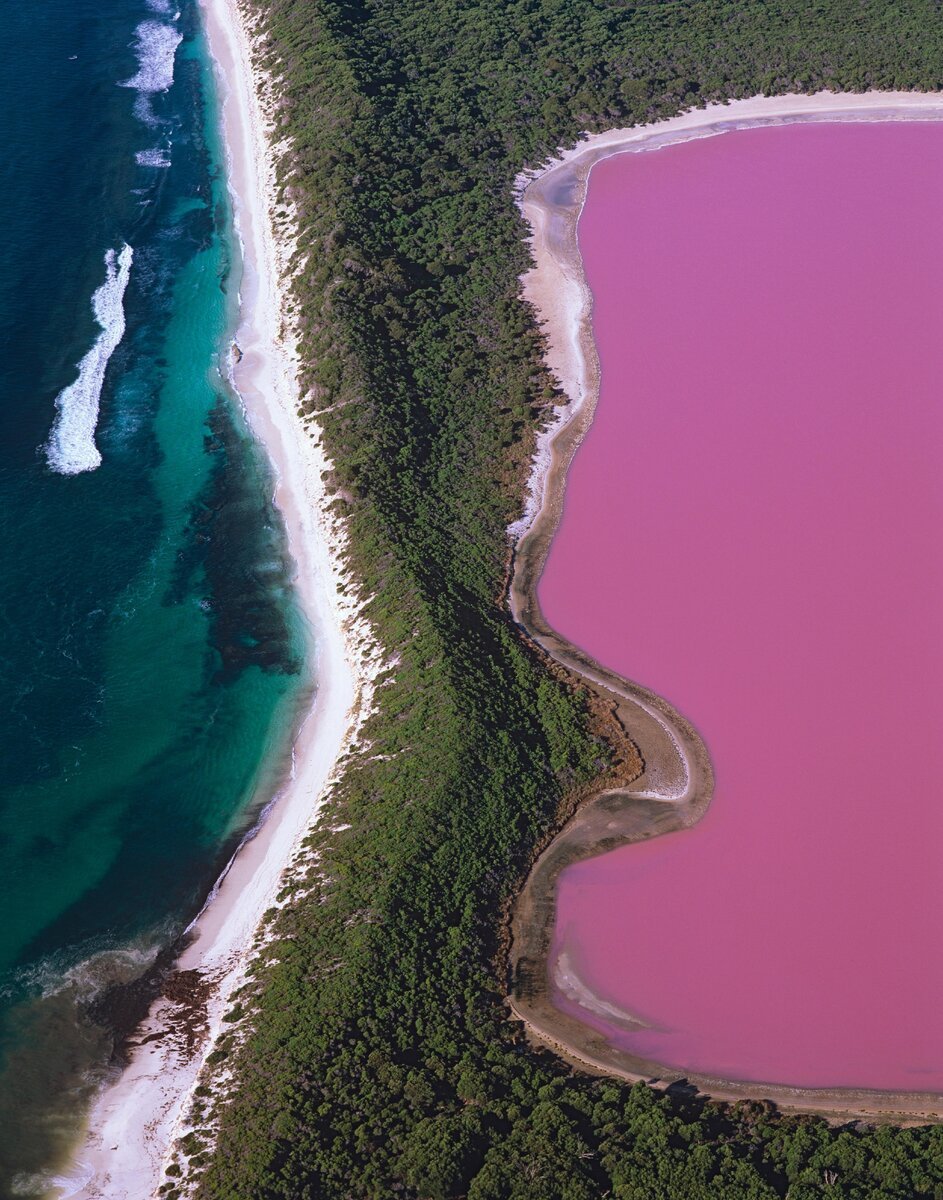 Хиллиер озеро в Австралии