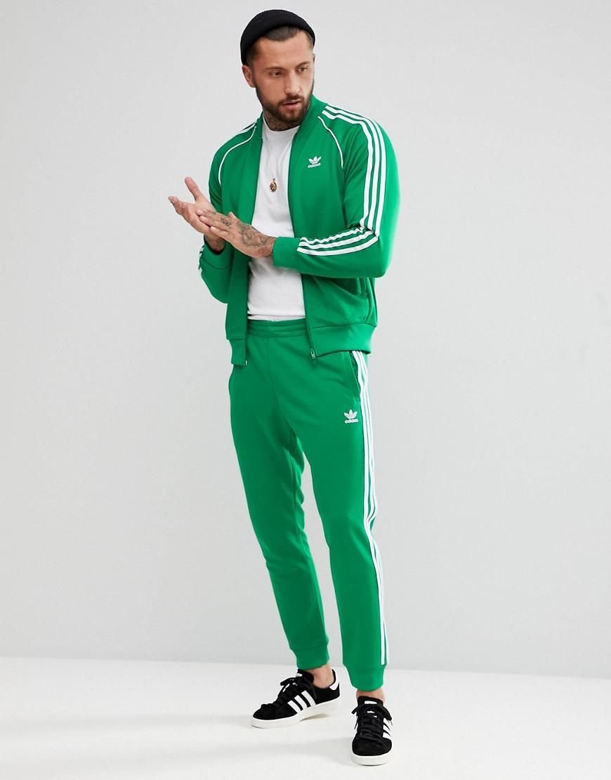 Спортивный костюм адидас зеленый мужской