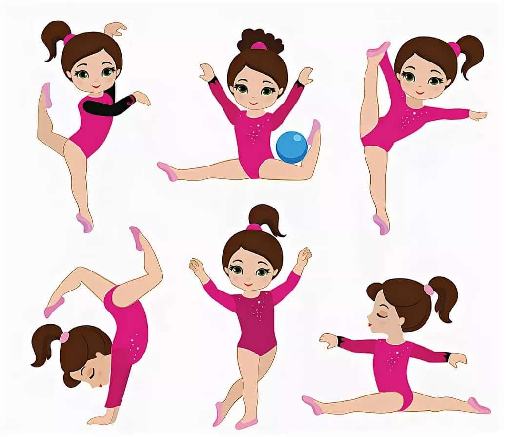 Художественная гимнастика иллюстрации для детей