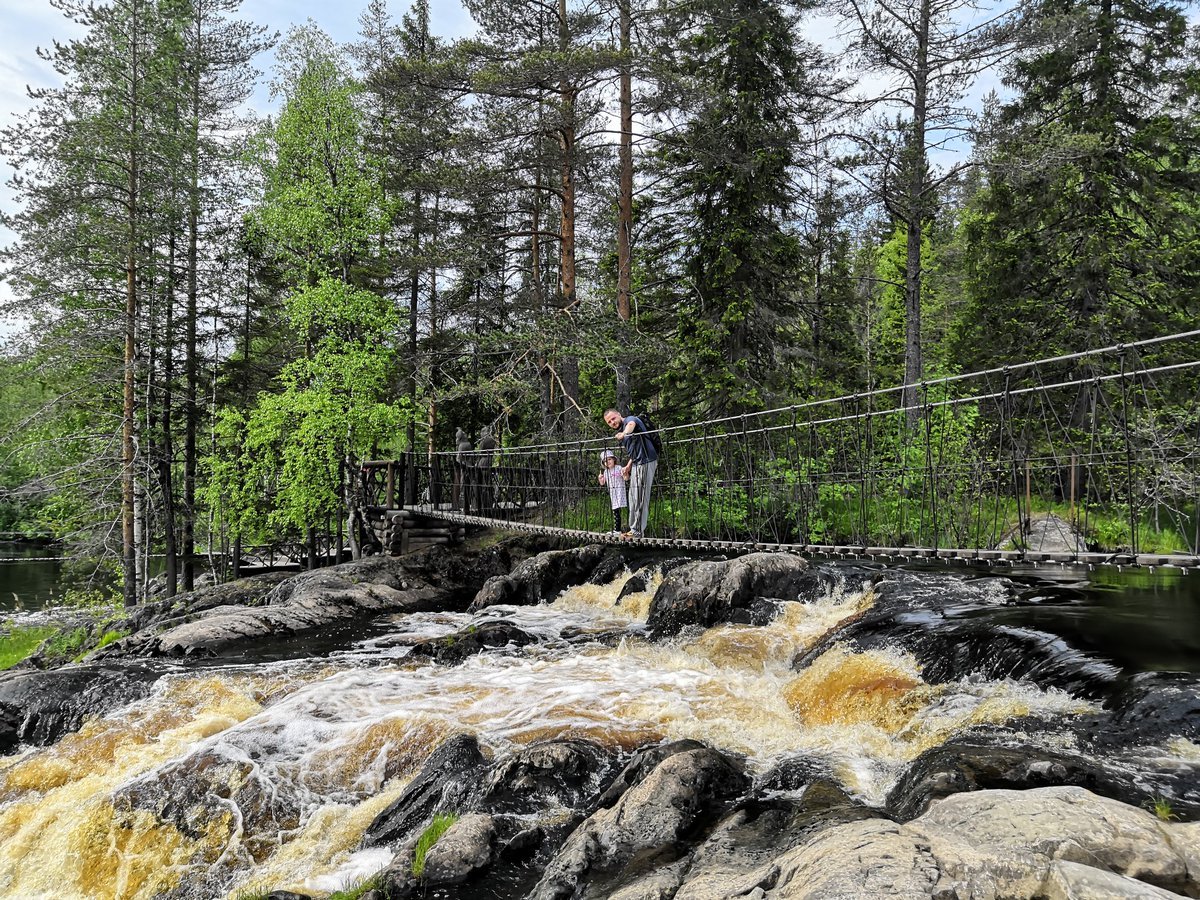 Водопад Тохмайоки Сортавальский