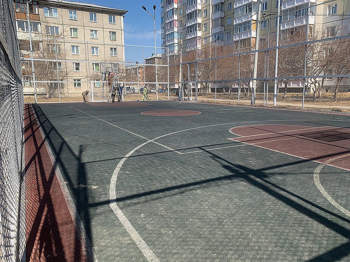 Спортивная площадка на участке