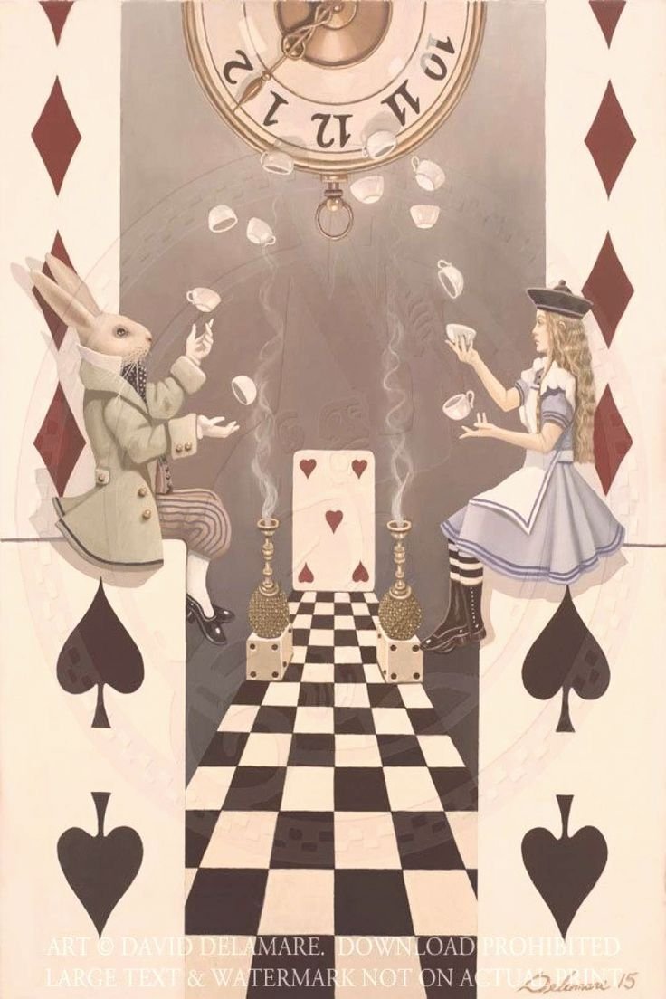 Шахматная Королева из Алисы в стране чудес рисунки