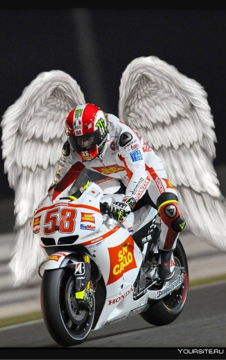Логотип мотоцикла с крыльями