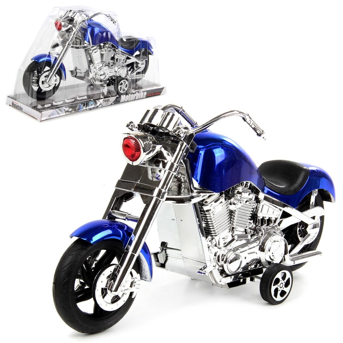 Заводной мотоцикл для детей игрушка