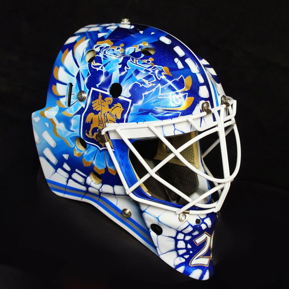 Хоккейный шлем вратарей Blues