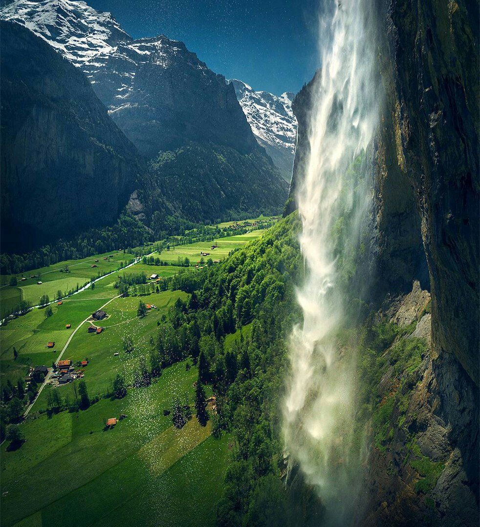Интерлакен водопады