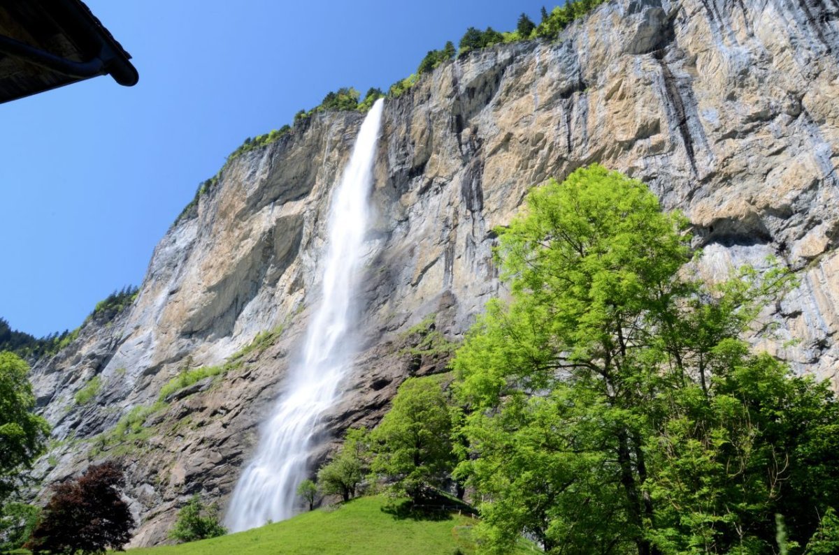 Швейцария водопад