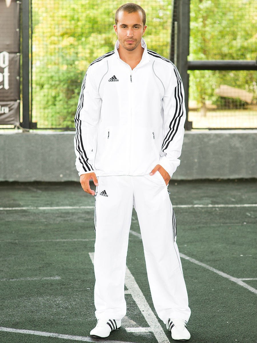 Спортивный костюм мужской адидас белый
