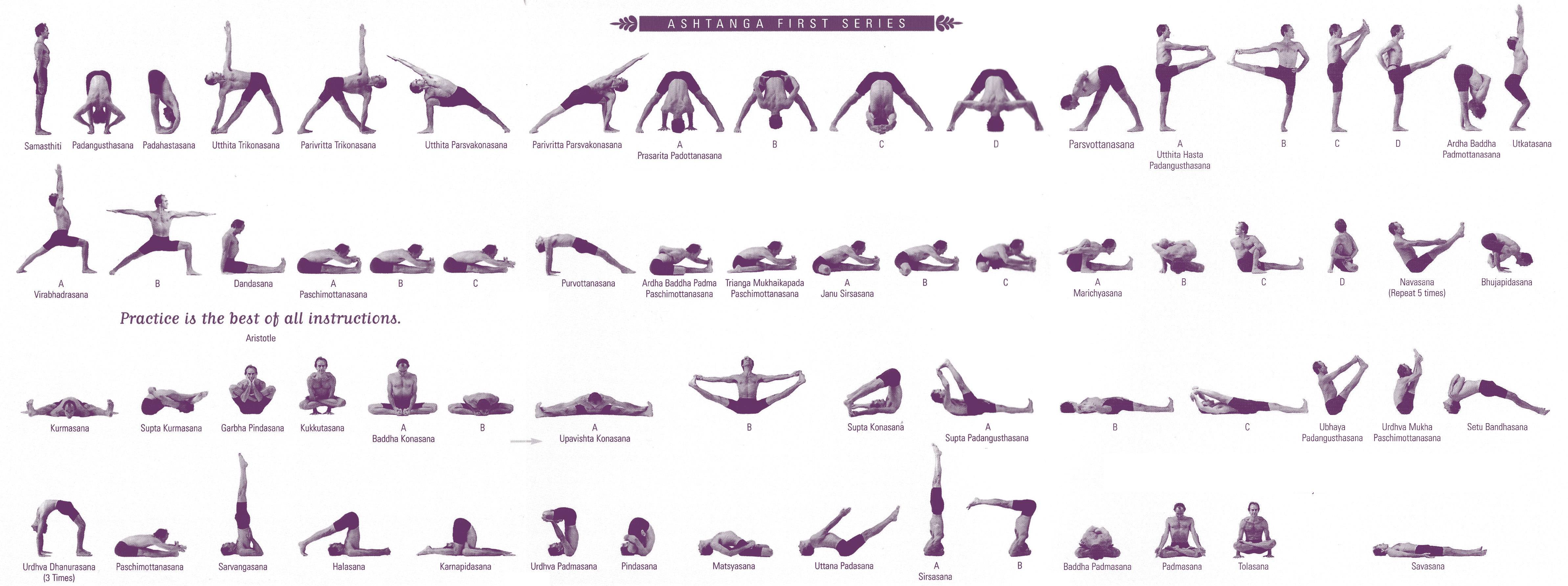 Йога картинки упражнения