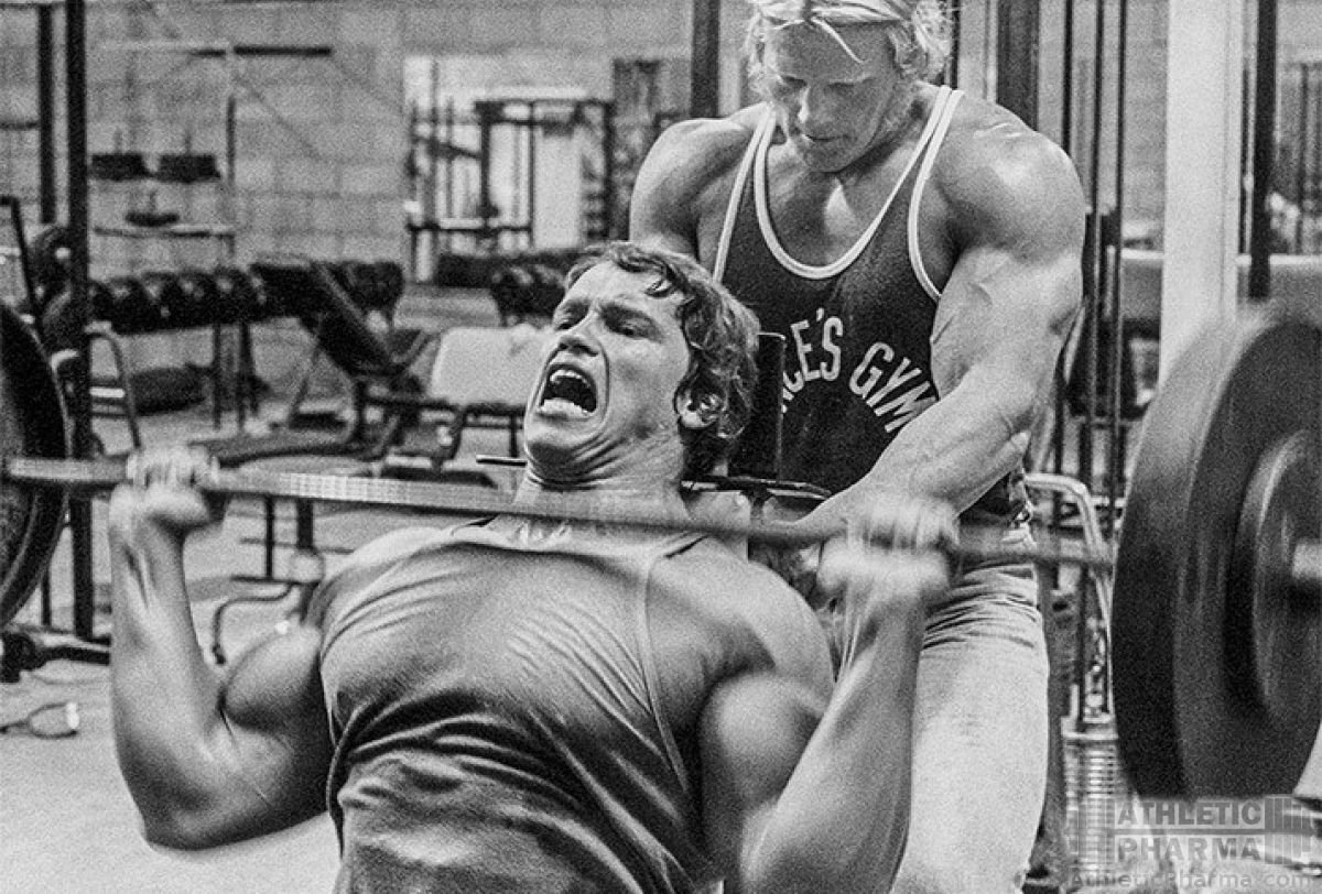 Arnold Schwarzenegger в молодости тренировки
