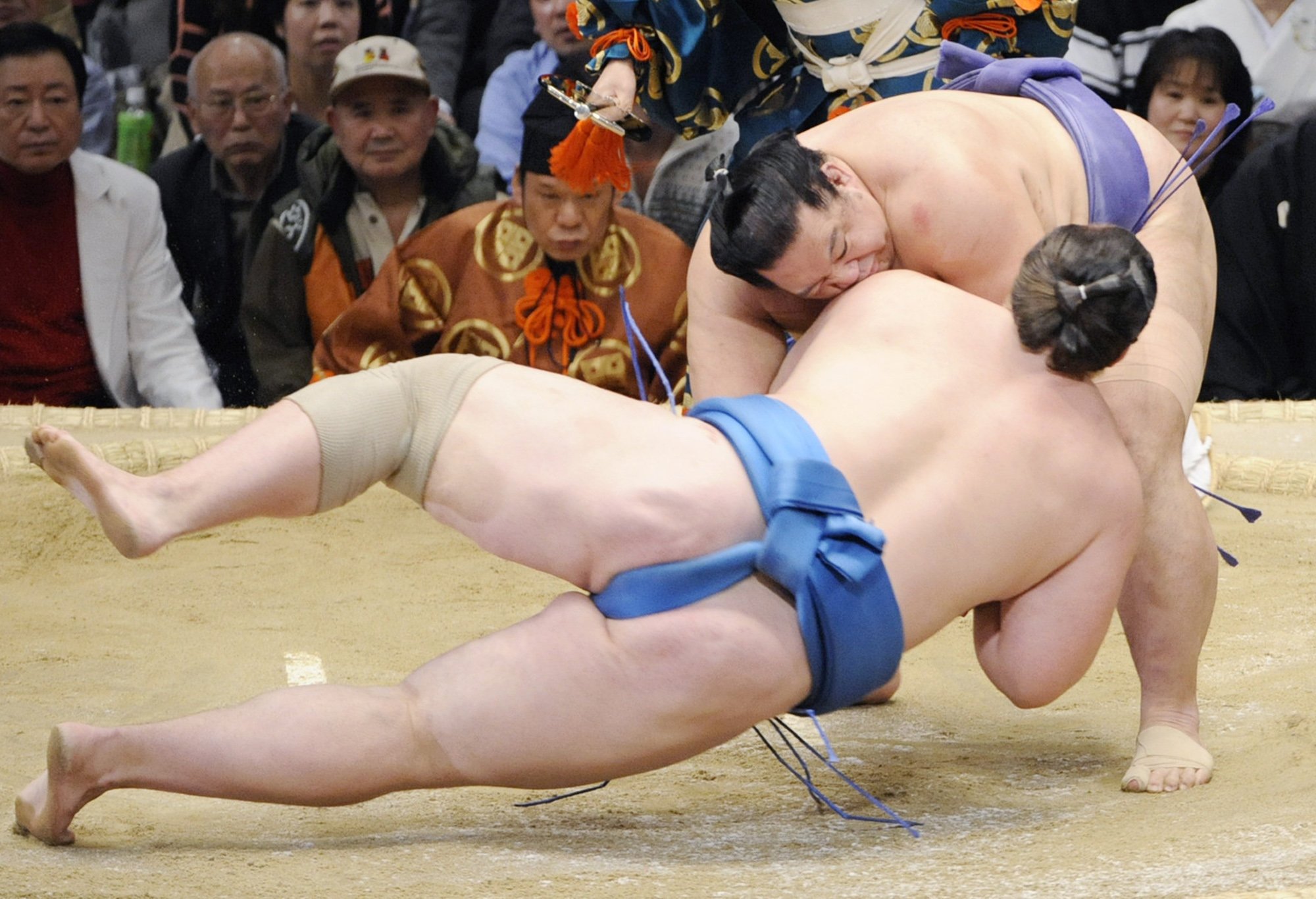 Суммо. Маваси сумо женщины. Борьба сумо Япония боец.