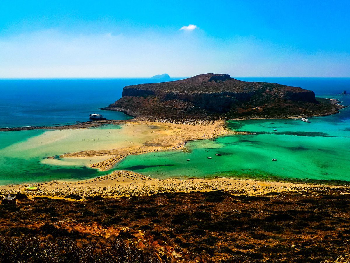Балос Крит слияние трех морей