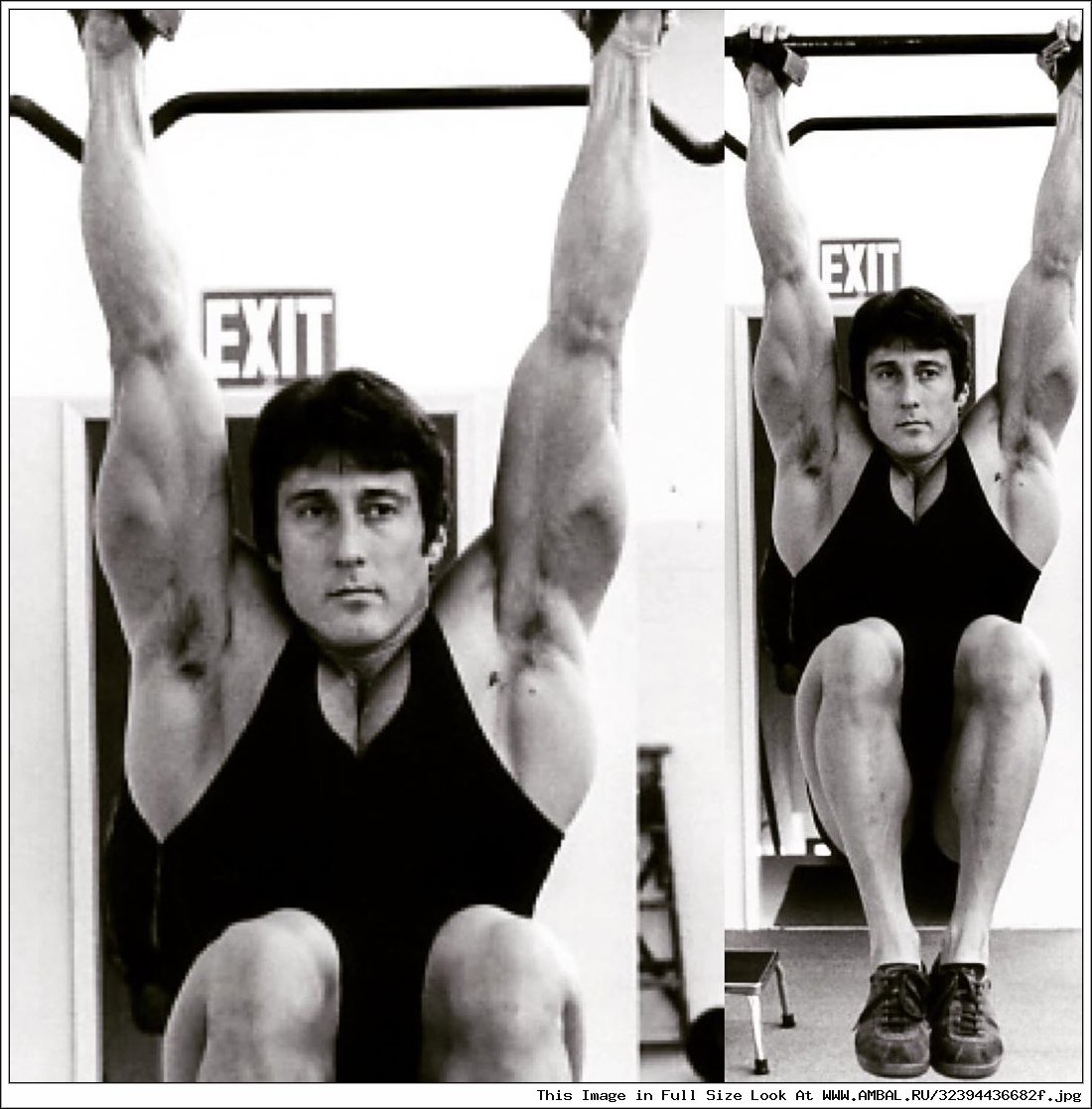 Frank Zane posing