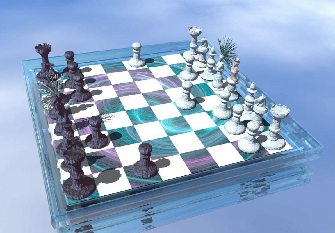 Паперкрафт шахматы
