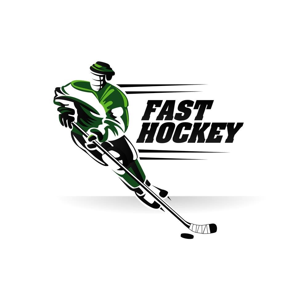 Хоккей логотип вектор