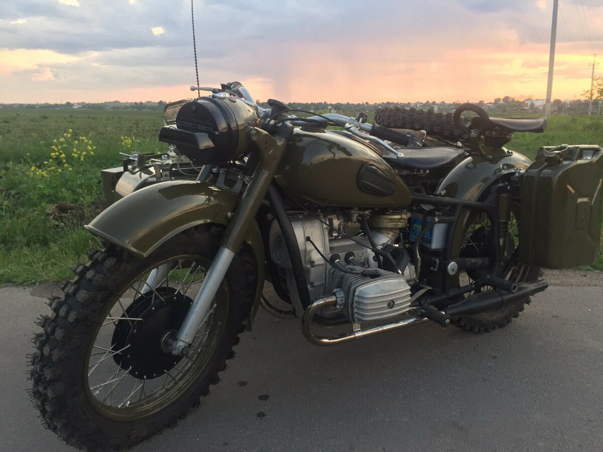 Мотоцикл МВ 750 полноприводный