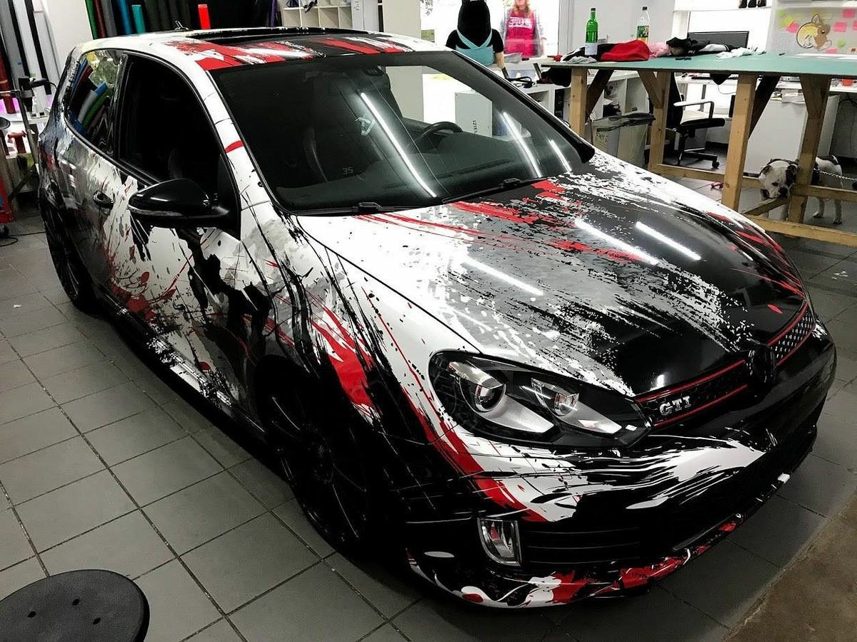 VW golf6 Wrap styling