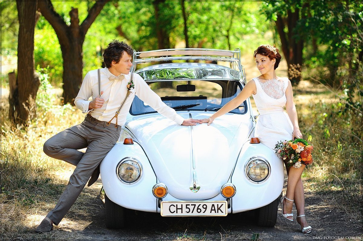 Свадебные украшения на авто