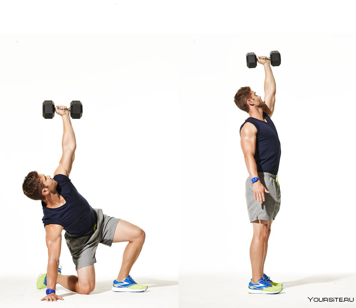 Функциональные упражнения с гантелями