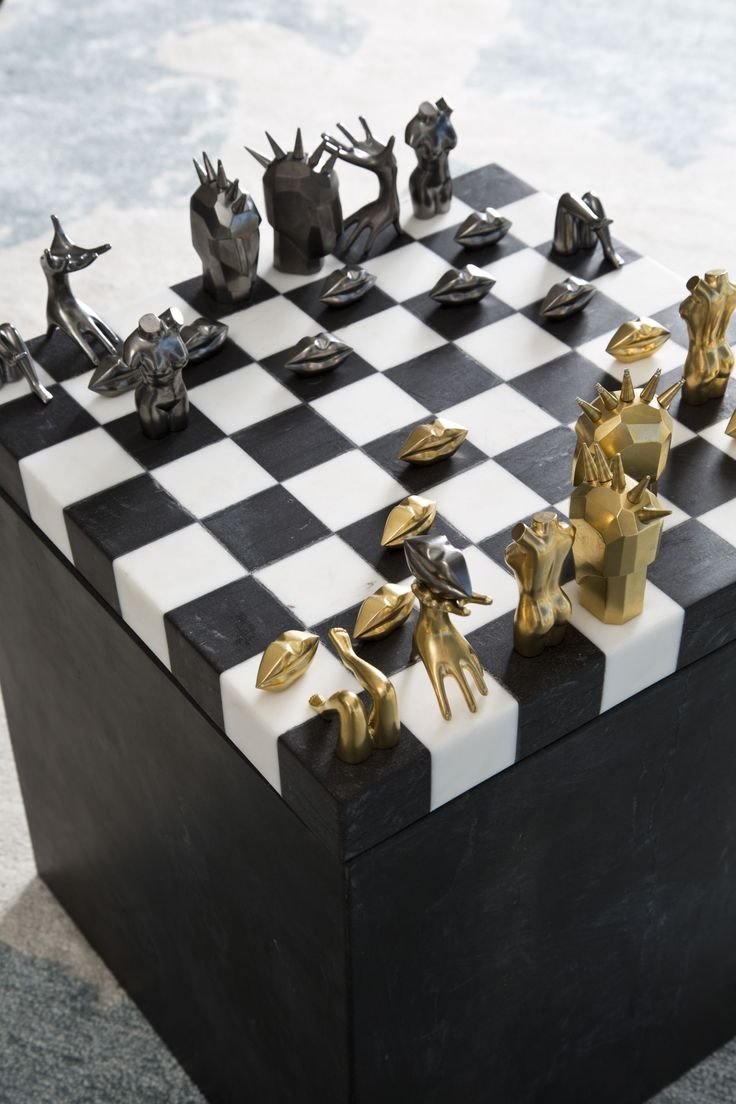 Минимализм шахматы на рабочий стол