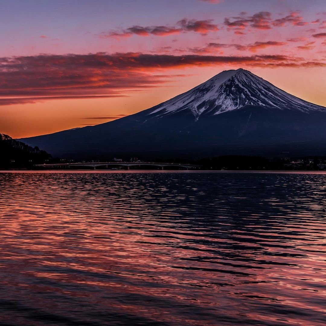 Гора Фудзи в Японии