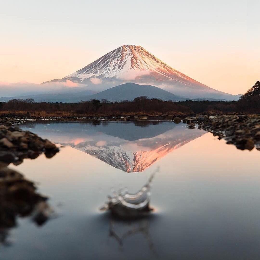 Гора Фудзи в Японии