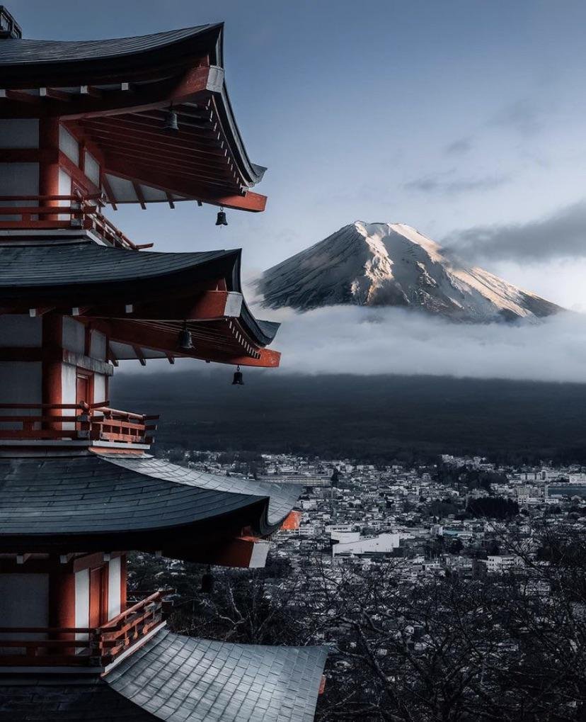 Гора Fuji Япония