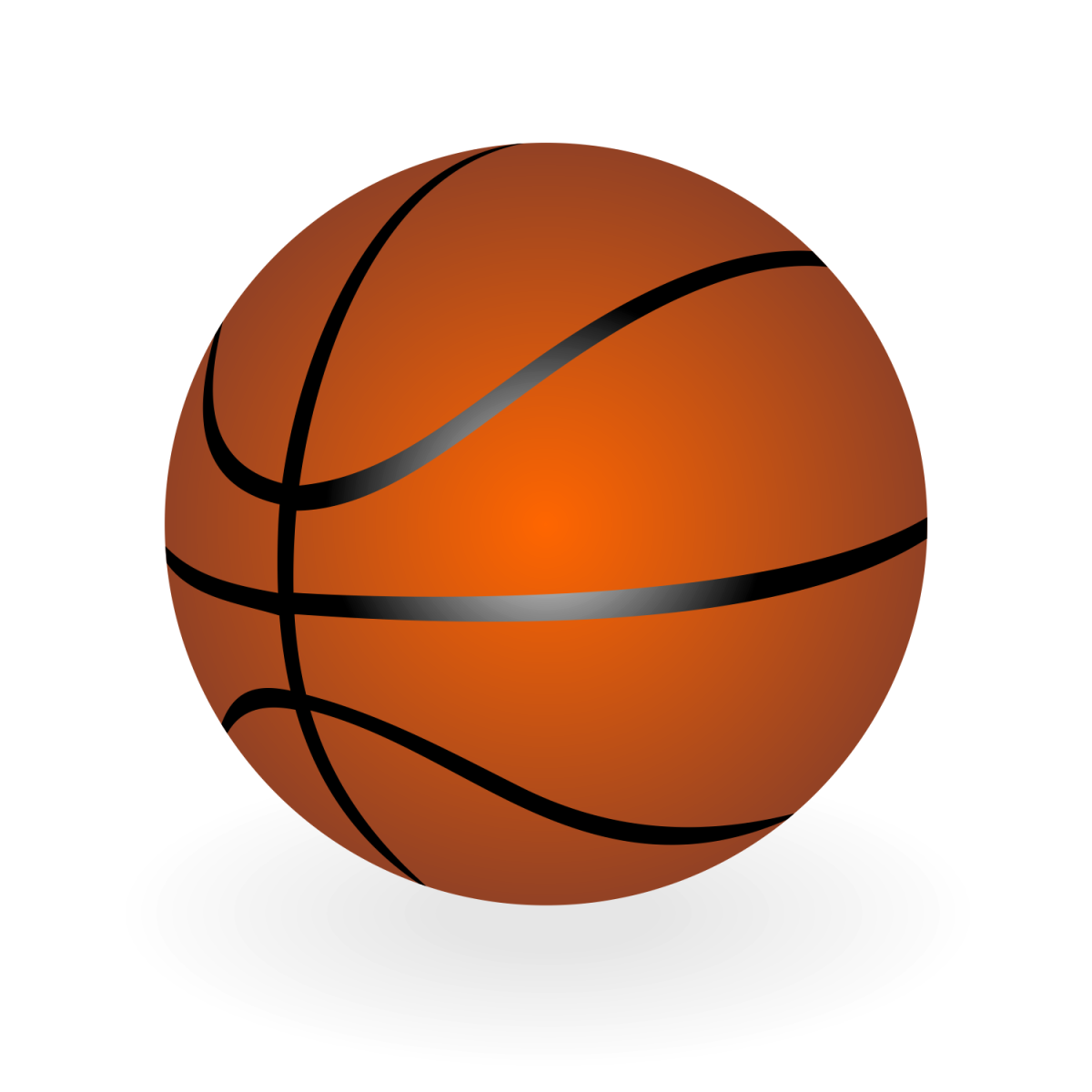 Баскетбольный мяч рисунок