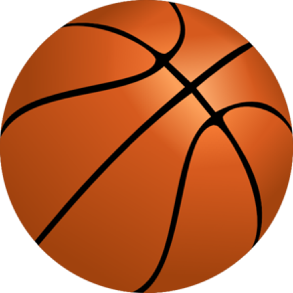Нарисованный баскетбольный мяч