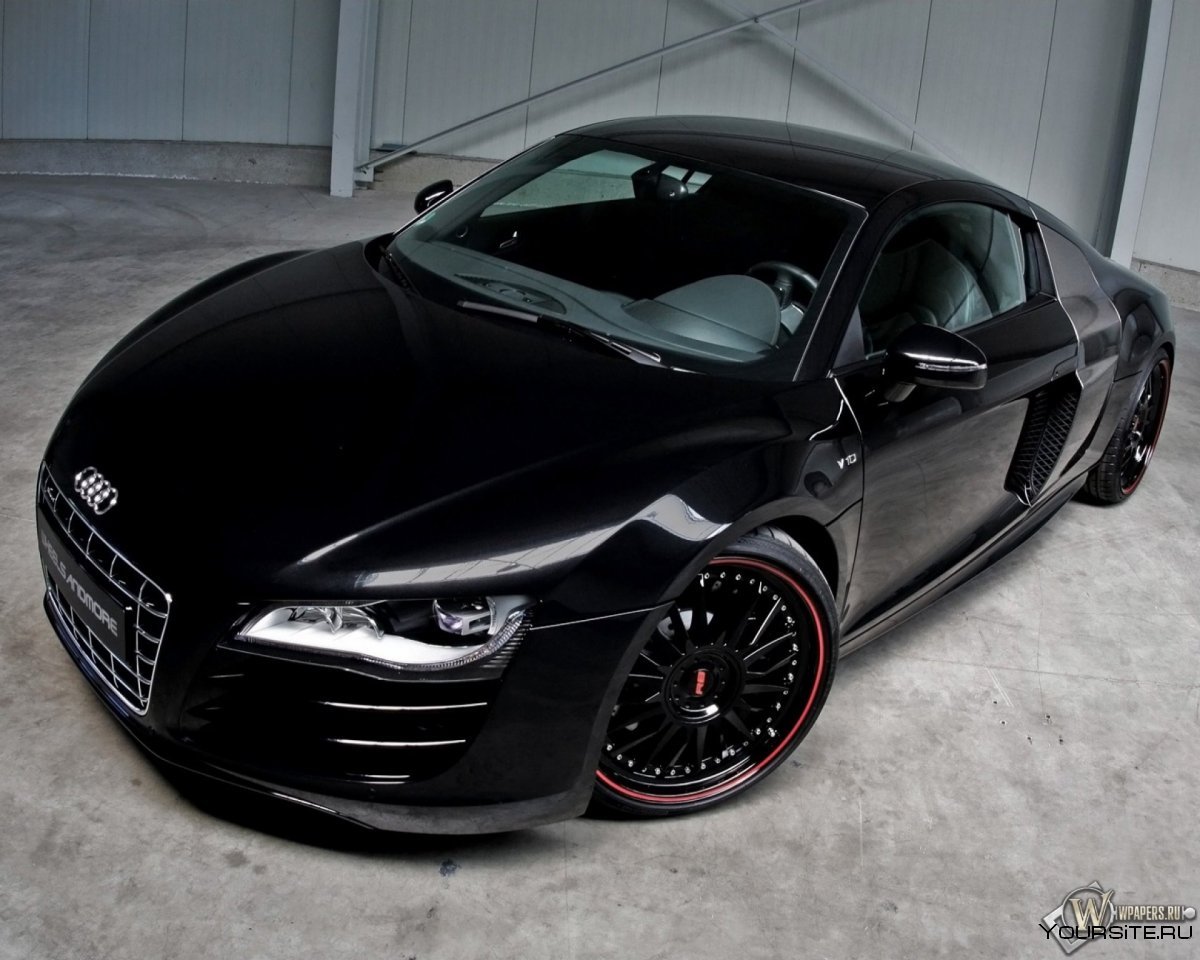Audi r8 2011 черная