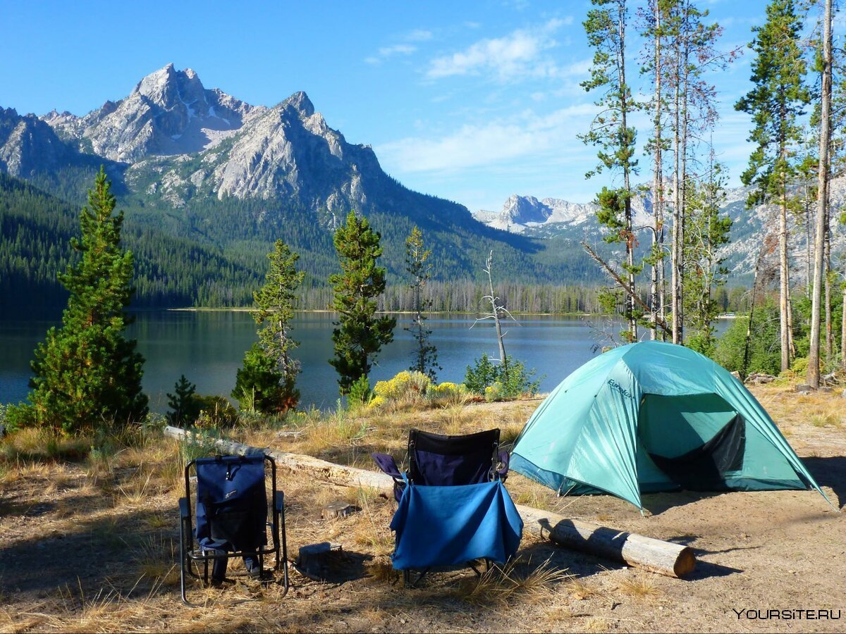 Палаточный лагерь озеро Карелия