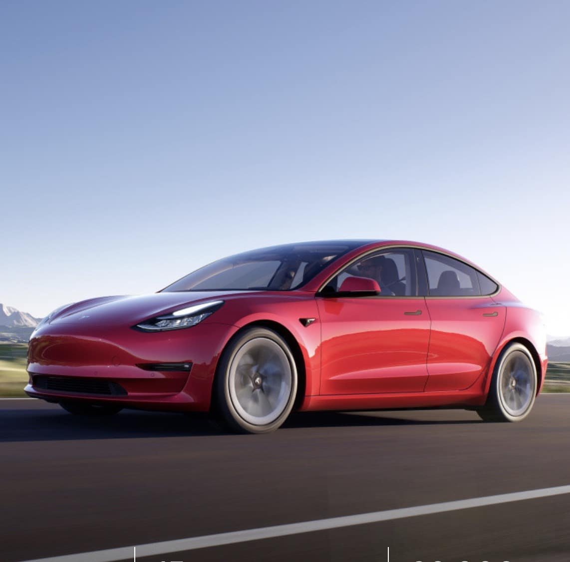 Седан Tesla model 3