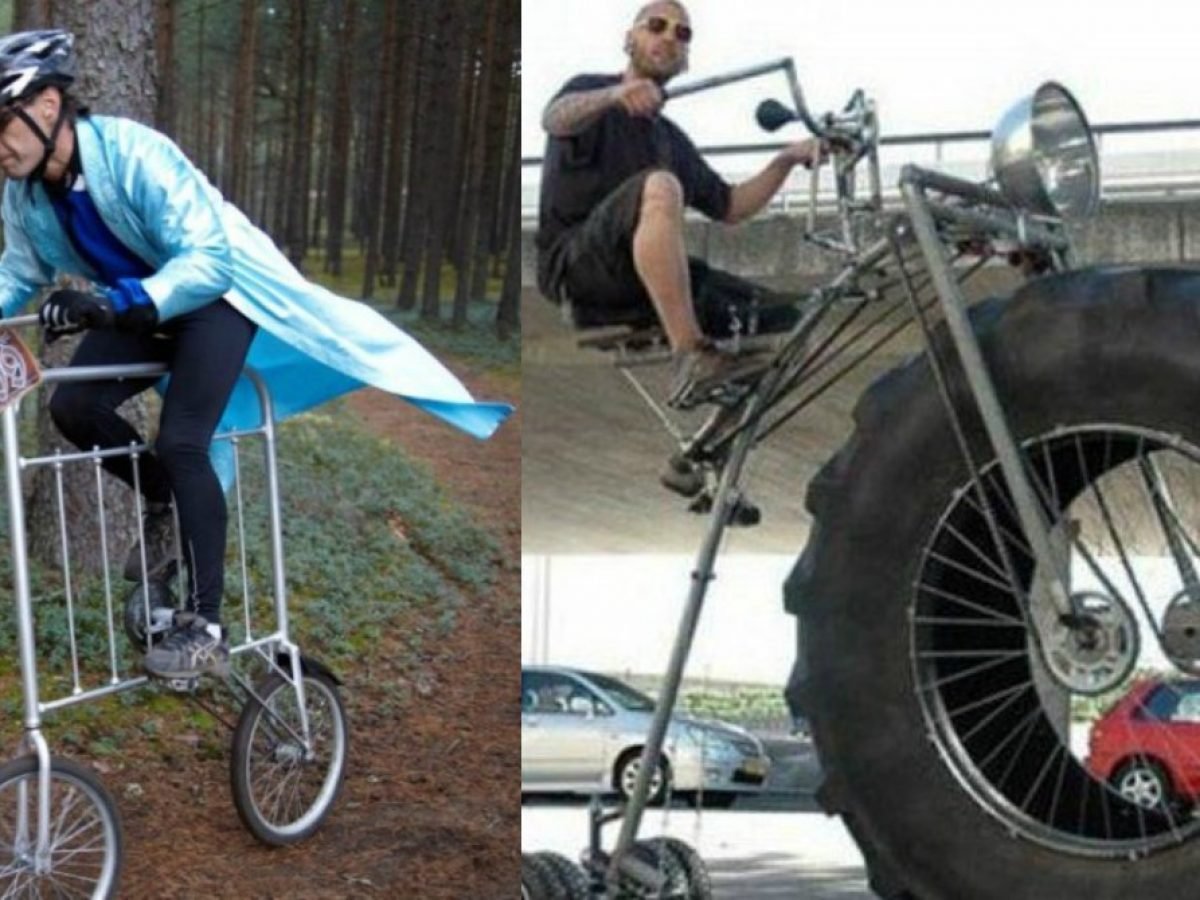 Парень с девушкой на велосипеде