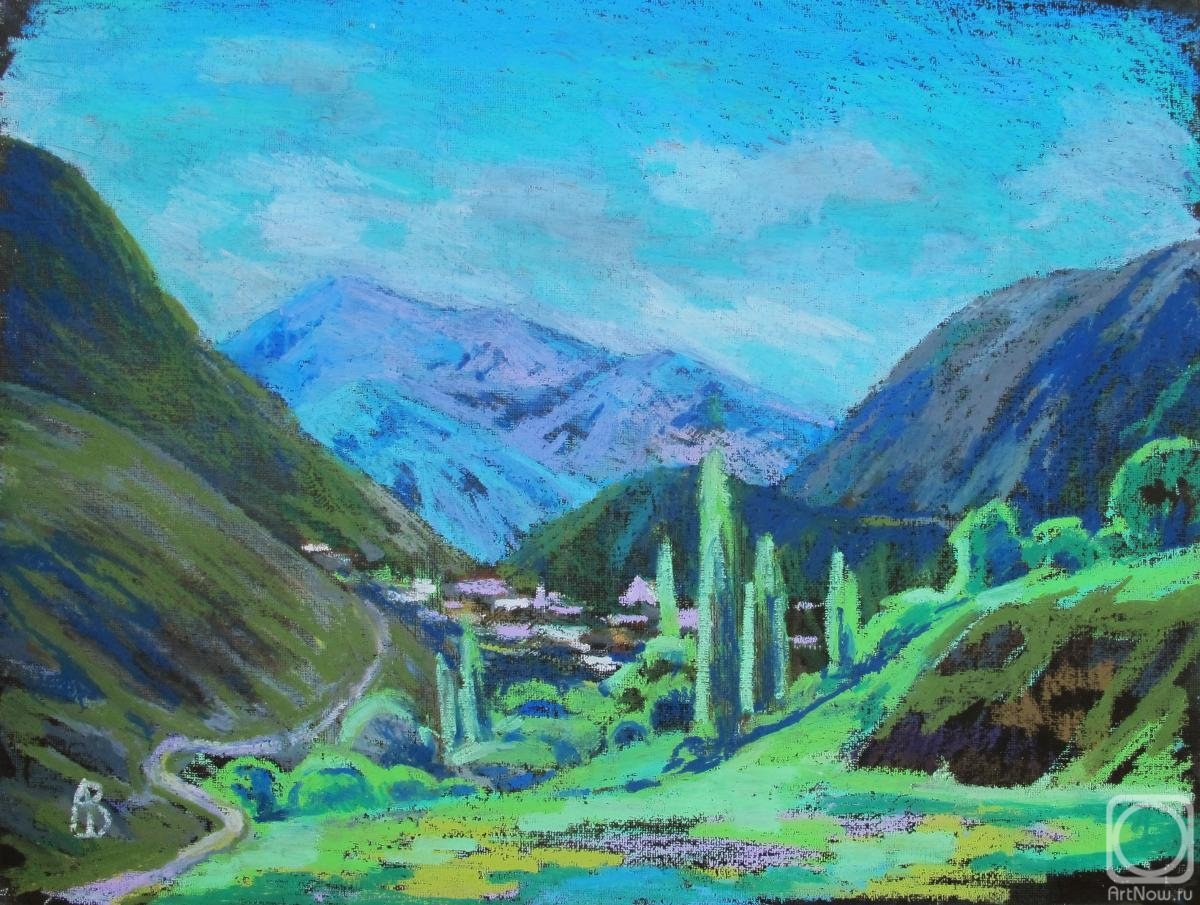 Художники в долине Дагестана