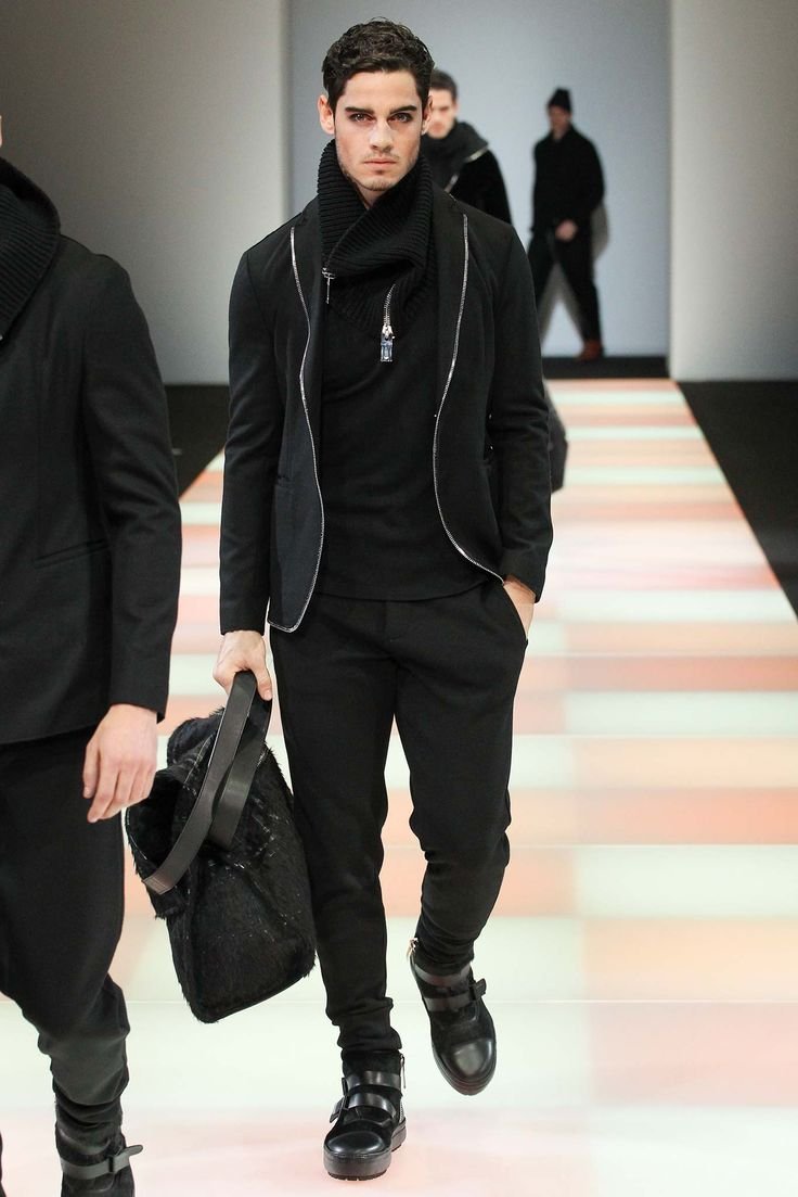 Мужской зимний свитер мода