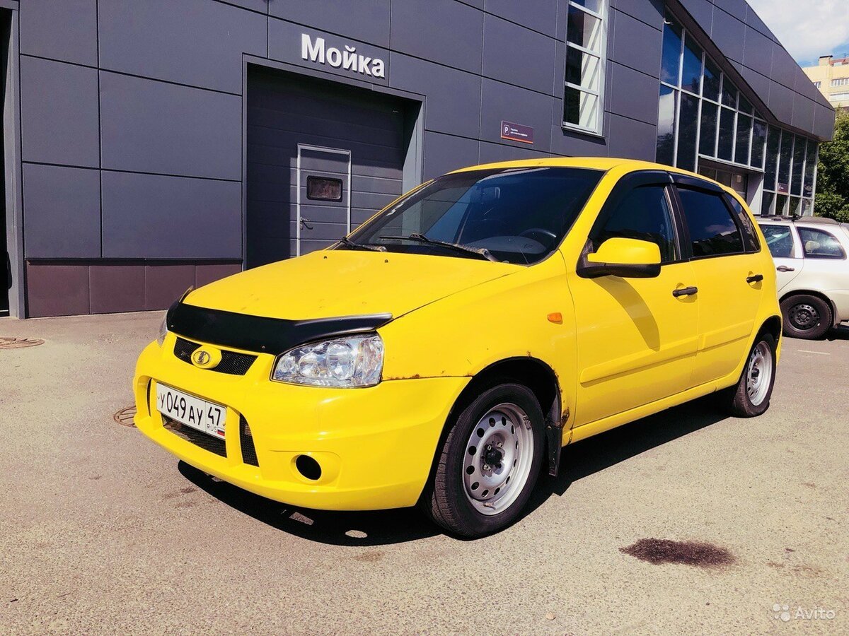 Lada Kalina 1 Sport желтая