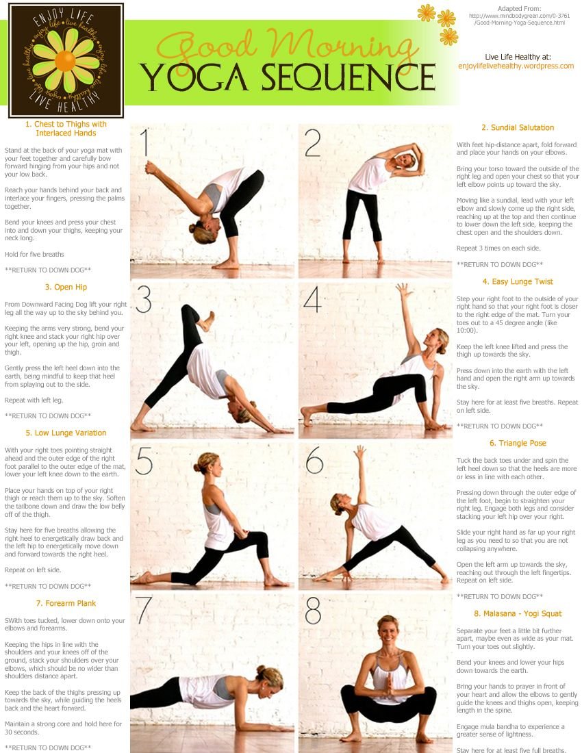 Good Morning Yoga Sequence — YOGABYCANDACE