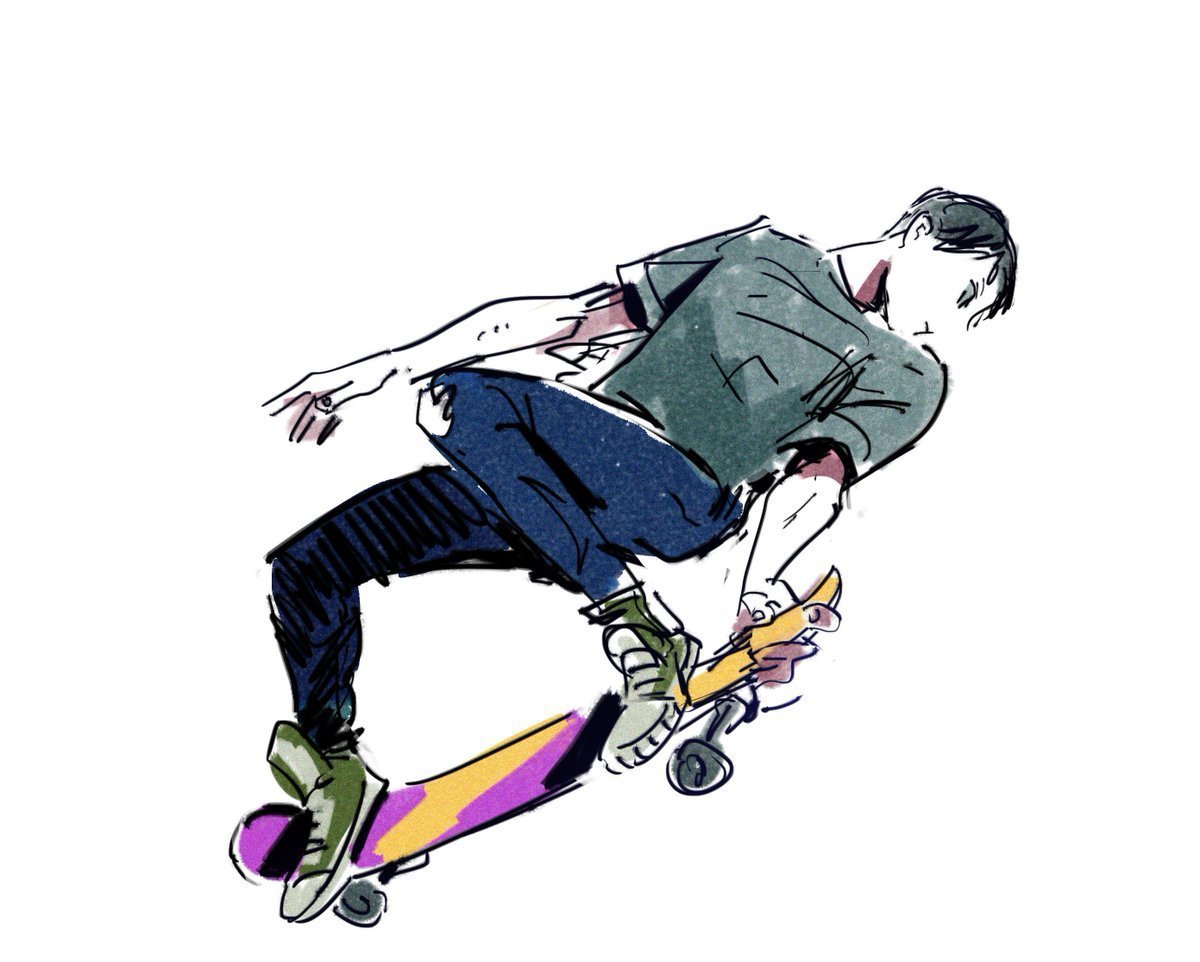 Скейт бесконечность аниме