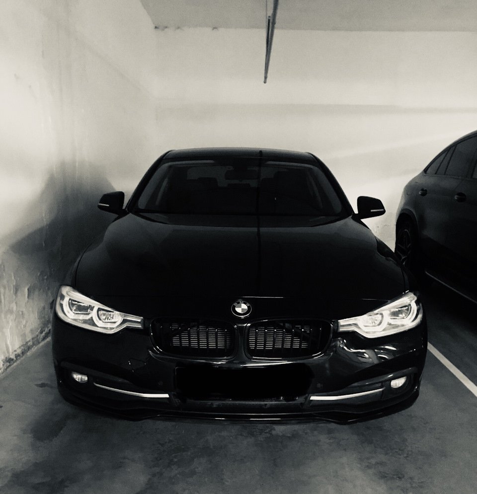 BMW f30 черная