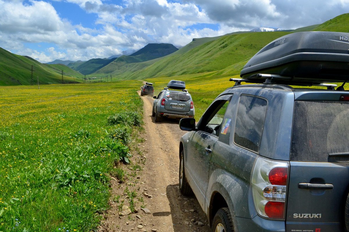 Путешествия на автомобилях по Кавказу